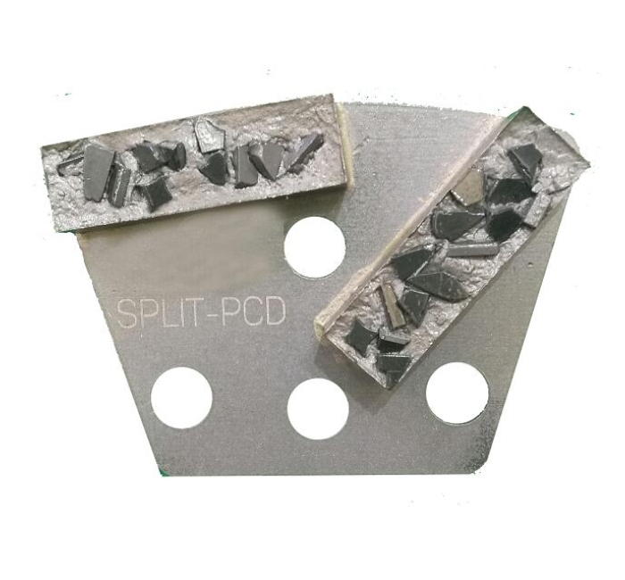 Split PCD pads